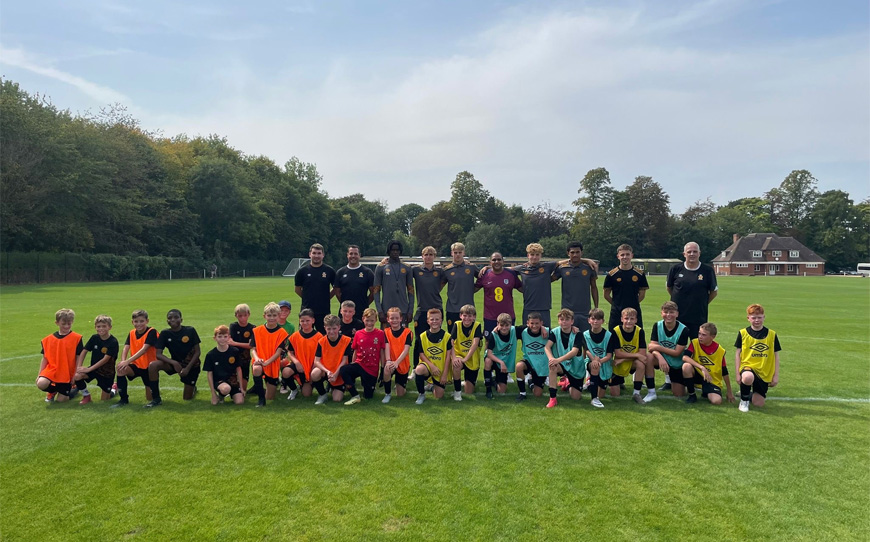 Cambridge United 2nd Year Apprentices Complete Refereeing Course